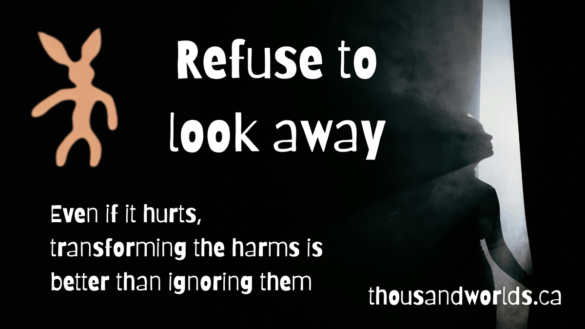Refuse to look away